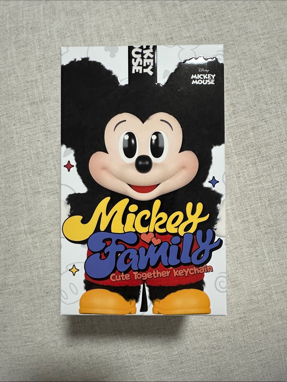Sealed/Unopened Disney Mickey Family Plush Keychain Mystery Box - MICKEY